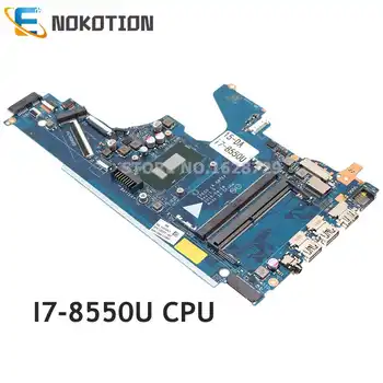 NOKOTION Для HP 15-DA 15-DA0073WM Материнская плата ноутбука с процессором SR3LC I7-8550U DDR4 L20371-601 L20371-001 EPK50 LA-G07EP