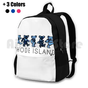 Rhode Island Bears Походный рюкзак для верховой езды, спортивная сумка для скалолазания Uri Lips Uri Art Род-Айленд Университет Род-Айленда