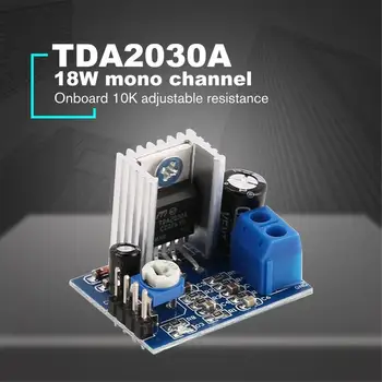 TDA2030A Super Mini DC 6-18 В плата усилителя мощности модуль двухканальный электронный инструмент 