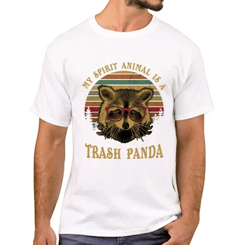 TEEHUB Забавная Мужская футболка My Spirit Animal is a Trash Panda, Футболки с принтом 