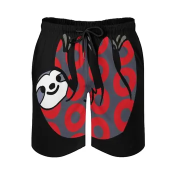 The Sloth Мужские спортивные короткие пляжные шорты для серфинга, плавки-боксеры для плавания, Музыкальный тур группы Phish Sloth Jam Couch Tour Wsp