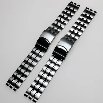 uhgbsd Ремешок для часов Аксессуары для браслета Swatch 19 мм 21 мм с пятью бусинами, прочный ремешок для часов из нержавеющей стали
