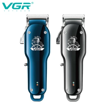 VGR Машинка для стрижки волос, Электрическая Машинка для стрижки волос, Профессиональная Машинка для стрижки волос, Перезаряжаемый Беспроводной Триммер для волос Для мужчин V-679