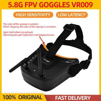 VR009 FPV Очки Шлем 5,8 G 40CH Автоматический Поиск Двойных Антенн мини 3,0 Дюймов 480*320 ЖК-Экран Встроенный Аккумулятор Игрушки