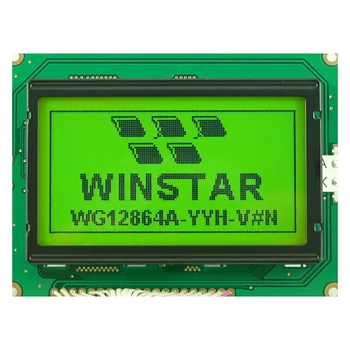 Wistar 20P 93x70mm STN 6800 Параллельный NT7108 12864 128*64 Модуль Питания 5V 128x64 Графический ЖК-экран WG12864A