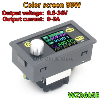 WZ3605E понижающий преобразователь постоянного тока CC CV 36V 5A Модуль питания Регулируемый лабораторный источник питания Вольтметр амперметр