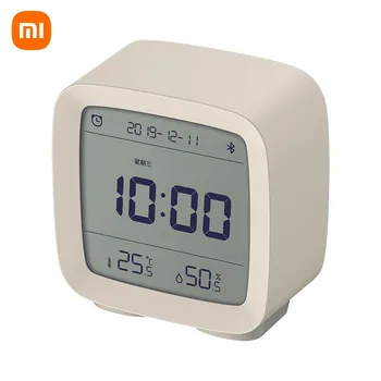 Xiaomi Qingping Cleargrass Bluetooth Будильник, интеллектуальное управление, дисплей температуры и влажности, ЖК-экран, Регулируемый ночник