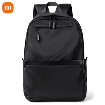 Xiaomi Youpin Повседневный мужской деловой рюкзак большой емкости, однотонный школьный рюкзак для ноутбука с диагональю 15,6 дюйма, водонепроницаемые сумки для ноутбука