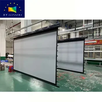 XY screens 16:9 150-дюймовый проекционный экран с электроприводом alr серый экран для лазерного проектора 4k со сверхкоротким ходом