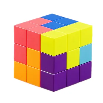 YJ Magnetic Blocks Speed Puzzle Cube DIY 3x3x3 Yongjun Brain Test Развивающие игрушки для детского блока