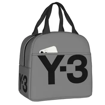 Yohji Yamamoto Изолированная сумка для ланча для женщин, Герметичный кулер, термальный ланч-бокс для детей, школьников