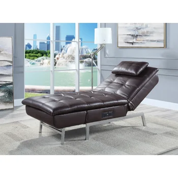 _STYLE 43-дюймовый современный консольный диван-столик для гостиной с 4 выдвижными ящиками\  1 шкаф и 1 полка (Новый артикул: