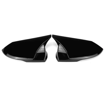 Автомобиль M Style Глянцевый Черный Чехол для зеркала заднего вида, накладка на раму, крышки боковых зеркал заднего вида для Hyundai Elantra 2021 2022
