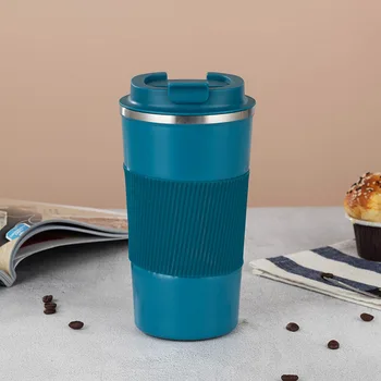Автомобильная кофейная чашка, материал из нержавеющей стали 304, Высококачественная портативная теплоизоляция для воды, нескользящий дизайн, дорожный термос B