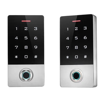 Автономный дверной замок IP68, водонепроницаемый, контроль доступа по отпечаткам пальцев, считыватель RFID-карт, клавиатура для входа в дверь 10000 пользователей