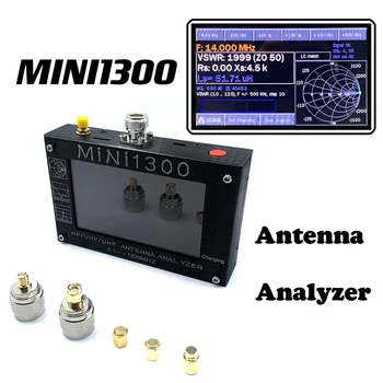 Анализатор антенн HF/VHF/UHF 0,1-1300 МГц Mini1300 Антенный Анализатор Векторный Сетевой Анализатор Мультитестерные Комплекты Корпус Из Алюминиевого сплава