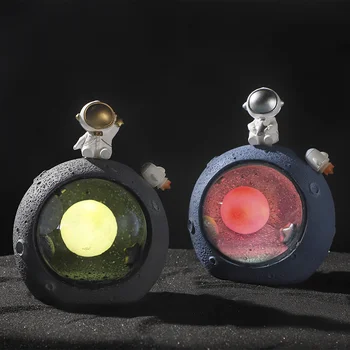 Астронавт Галактики креативное домашнее украшение столешницы маленькая лампа украшение гостиной подарок на выпускной