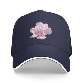 Бейсбольная кепка с рисунком розового цветка магнолии, одежда для гольфа, Пляжная кепка дальнобойщика, Новая кепка для мужчин и женщин