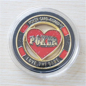Бесплатная доставка, защита покерных карт, коллекционный подарок для казино - Love The Game poker coin