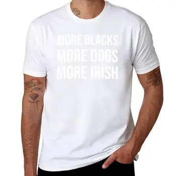 Больше черных, больше собак, больше ирландских футболок, футболки с графикой, топы, пустые футболки, мужские футболки