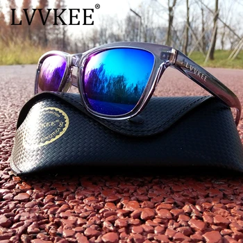 Бренд LVVKEE Мужские классические Брендовые солнцезащитные очки Женские С черным покрытием Спортивные Солнцезащитные очки на открытом воздухе UV400 Eyewear Oculos de sol Feminino