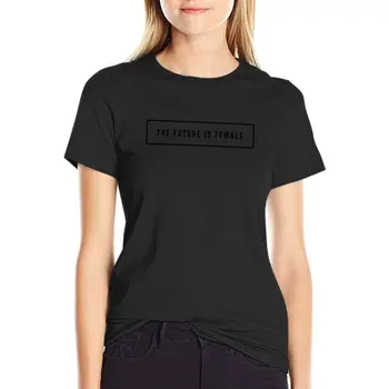 Будущее за женской футболкой оверсайз-футболка аниме модная женская блузка 2023