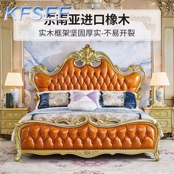 Великолепная Супер Приятная Кровать в спальне Kfsee