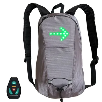 Велосипедная сумка, Водонепроницаемый Спортивный рюкзак, 15-литровый светодиодный указатель поворота, сумка для безопасности с дистанционным управлением, Походный рюкзак для скалолазания на открытом воздухе
