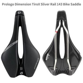 Велосипедное седло Prologo Dimension TiroX 143, дорожное MTB, гравийное седло, подушка для велосипедного сиденья, полое седло