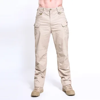 Весенне-осенние повседневные рабочие брюки в клетку с несколькими карманами, мужские спортивные тактические брюки Ix7 для активного отдыха Charge