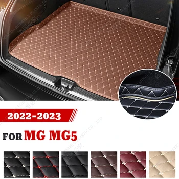 Водонепроницаемый коврик в багажник автомобиля LUTEHIL с высокими бортами для MG5 2022 2023, Автомобильные аксессуары на заказ, Украшение интерьера авто