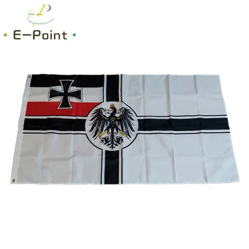 Военный Флаг Германии (1892-1903) 2 фута * 3 фута (60*90 см) 3 фута * 5 футов (90*150 см) Размер Рождественских Украшений для Домашнего Флага Баннер