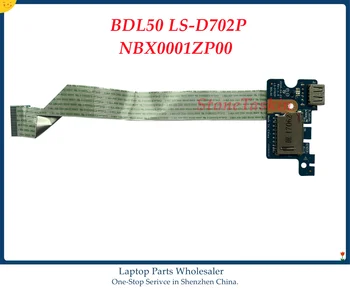 Высококачественная Подлинная Плата BDL50 LS-D702P NBX0001ZP00 для ноутбука HP Pavilion 15-AY USB И SD Card Reader с Кабелем 100% Протестирована