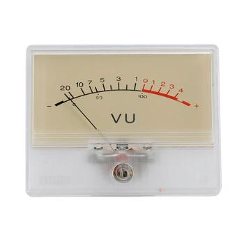 Высокочувствительный измеритель VU Желтая панель измерителя VU для микшера домашнего кинотеатра- P15F