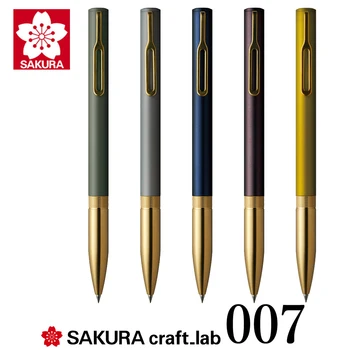 Гелевая ручка Japan Sakura Craft_lab 007, металлическая подпись с низкой гравитацией в виде медного бочонка и золота 0,5 мм, высококачественные канцелярские принадлежности, Новая ручка