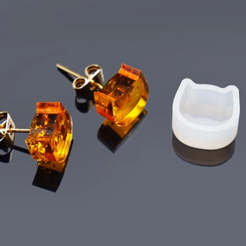 Геометрические Силиконовые формы для сережек и ожерелий из эпоксидной смолы, формы для поделок, формы для ювелирных изделий, Креативные