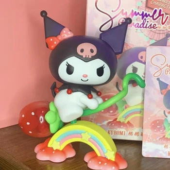 Горячая Sanrio Sweet Strawberry Paradise Caja Ciega Слепая Сумка Игрушка Для Девочек Подарок На День Рождения Сюрприз Модель Куклы Игрушки Для Девочек Лучший Подарок