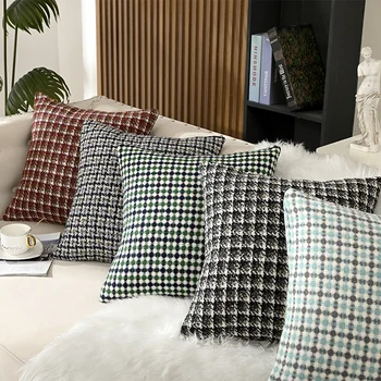 Декоративная наволочка в скандинавском стиле 45X45, пледы Housse De Cojines, наволочка для дивана в гостиной, наволочка для подушки