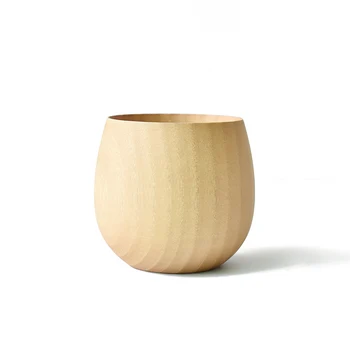 Деревянная Чашка в японском стиле, Примитивная Деревянная чашка ручной работы из натуральной ели, Посуда для завтрака, пива, молока, Напитков, Чашка для зеленого чая, Бутылка для воды