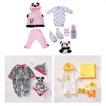 Детская игрушечная одежда, комплект аксессуаров для 45-55 см, реалистичный для кукольных игрушек, прямая поставка для новорожденных девочек и мальчиков