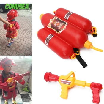 Детский рюкзак пожарного, водяной пистолет, водяные пистолеты Spyra, Пляжные игрушки для игр на свежем воздухе, огнетушитель, игрушки для мальчиков и девочек