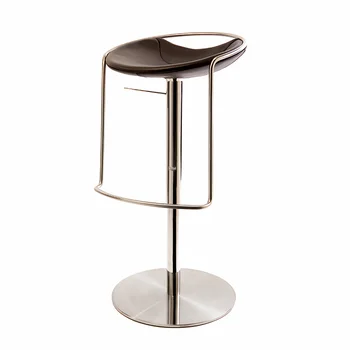 Дизайнерский итальянский минималистичный кожаный барный стул home современный простой барный стул design sense барный стул для кормления