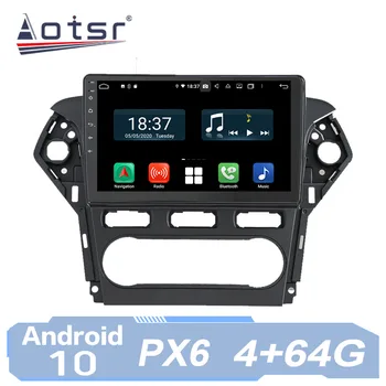 Для Ford Mondeo 4 2010-2014 Android Радио Автомобильный Мультимедийный Видеоплеер GPS Навигация IPS Экран PX6 No 2 Din 2Din АвтоРадио