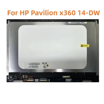 Для HP Pavilion x360 Convertible 14-DW 14T-DW100 Замена 14-дюймовой ЖК-панели с сенсорным цифровым преобразователем в сборе