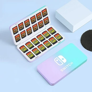 Для Nintendo Switch/Switch lite Ns Switch Oled Коробка для хранения игровых карт Жесткий защитный чехол на 24 игровые карты Игровые аксессуары