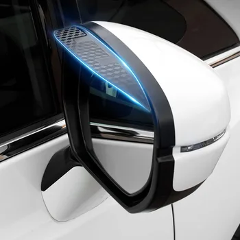 Для Nissan Murano 2015 2016 2017 2018 2019 Автомобильный стайлинг Стекло заднего вида Зеркало от дождя Солнцезащитный козырек для бровей Пластик 2шт
