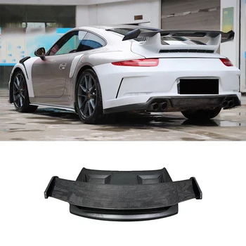Для Porsche 911 991 2012 - 2018 Обвес автомобиля Задний Tail GT3 Style Carbon Fiber FRP Автомобильный задний багажник Багажное крыло Спойлер