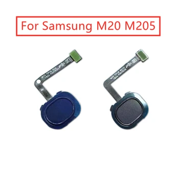 для Samsung Galaxy M20 M205 Гибкий кабель сканера отпечатков пальцев Сенсорный датчик ID Кнопка 