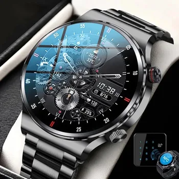 для Samsung Galaxy S21 Ultra S20 FE S21 + Примечание 20 Мужские смарт-часы с сенсорным экраном, фитнес-трекер, водонепроницаемые женские смарт-часы IP67