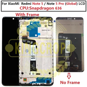 для Xiaomi Redmi note 5 redmi note 5 pro ЖК-дисплей + Сенсорная панель Дигитайзер с рамкой для redmi note 5 pro LCD